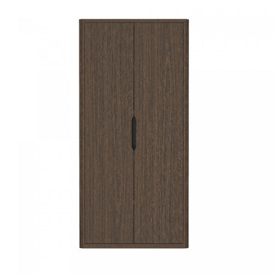 Rivington Modern 38" Bookcase Cabinet in Walnut | Armoire bibliotheque moderne Rivington 38" en noyer