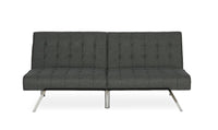 Atwater Living Elvia Linen Futon - Grey