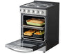 Kenmore 24” Front Control Freestanding Coil Electric Range – Stainless Steel - KKCTR24-FC-SS | Cuisinière électrique amovible Kenmore de 24 po avec commandes à l’avant et éléments en serpentin - acier inoxydable - KKCTR24-FC-SS