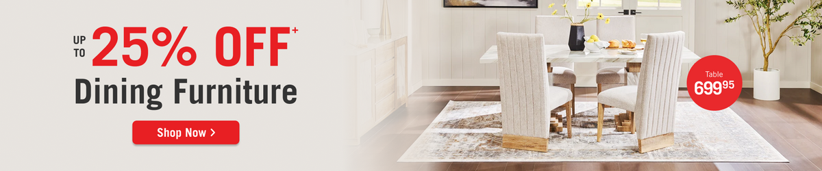 Up to 25% Off Dining Furniture at The Brick! Shop Now!