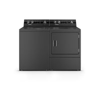 Huebsch® 3.2 Cu. Ft. Top Load Washer and 7.0 Cu. Ft. Electric Dryer – Matte Black  