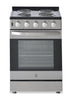 Kenmore 24” Front Control Freestanding Coil Electric Range – Stainless Steel - KKCTR24-FC-SS | Cuisinière électrique amovible Kenmore de 24 po avec commandes à l’avant et éléments en serpentin - acier inoxydable - KKCTR24-FC-SS