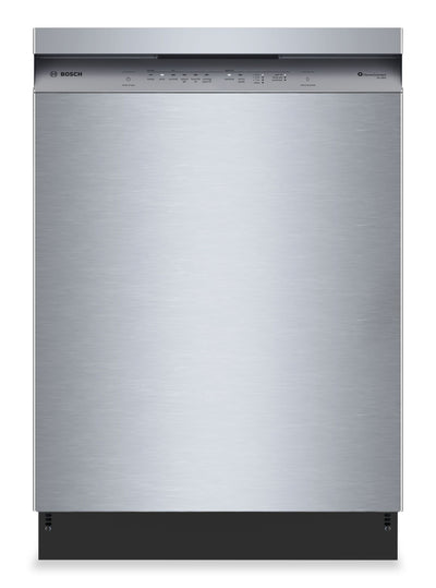 Bosch 24" Front Control Dishwasher – Fingerprint Resistant Stainless Steel - SHE3ADF5N  | Lave-vaisselle Bosch de 24 po avec commandes à l’avant - acier inoxydable résistant aux traces de doigts - SHE3ADF5N