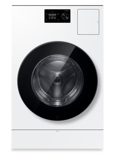 Samsung Bespoke 6.1 Cu. Ft. All-in-One Combo AI Laundry – White - WD80H53BHWAC | Laveuse-sécheuse tout-en-un Bespoke de Samsung de 6,1 pi3 avec IA - blanche - WD80H53BHWAC