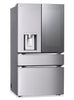 LG 36" 29 Cu. Ft. Standard-Depth MAX® 4-Door French-Door Refrigerator with InstaView® - LF29S9775S | Réfrigérateur à 4 portes LG de 29 pi3 et de 36 po de profondeur standard MAXMC à portes françaises avec InstaViewMD - LF29S9775S