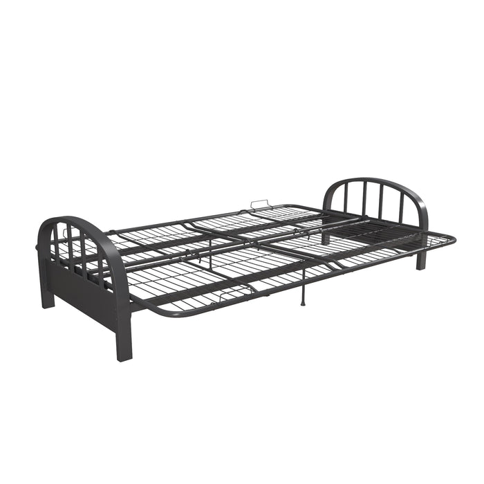 DHP Aiden Futon Frame - Gunmetal Grey