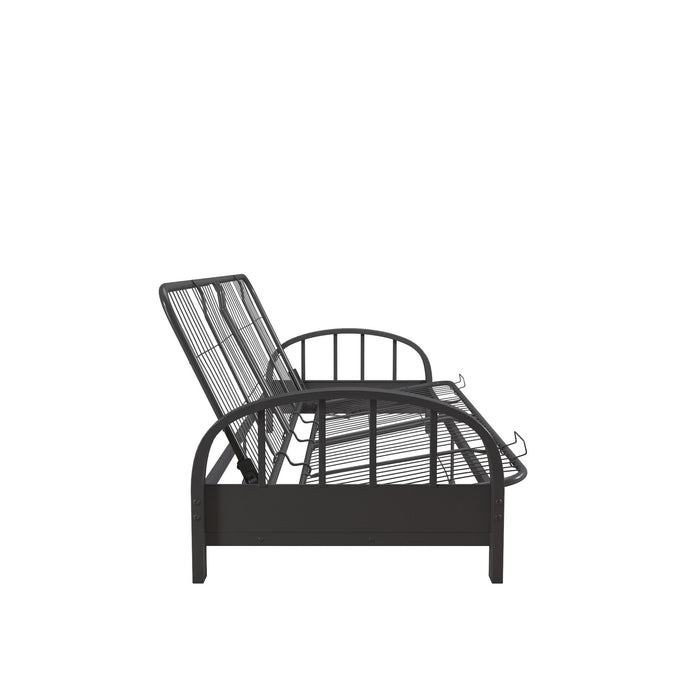 DHP Aiden Futon Frame - Gunmetal Grey