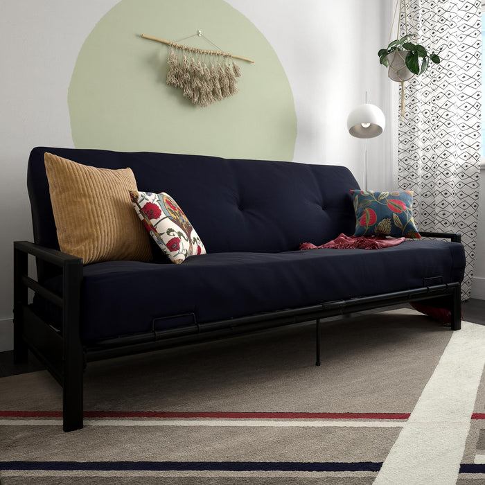 DHP Miles Metal Futon Frame - Black