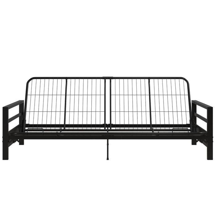 DHP Miles Metal Futon Frame - Black