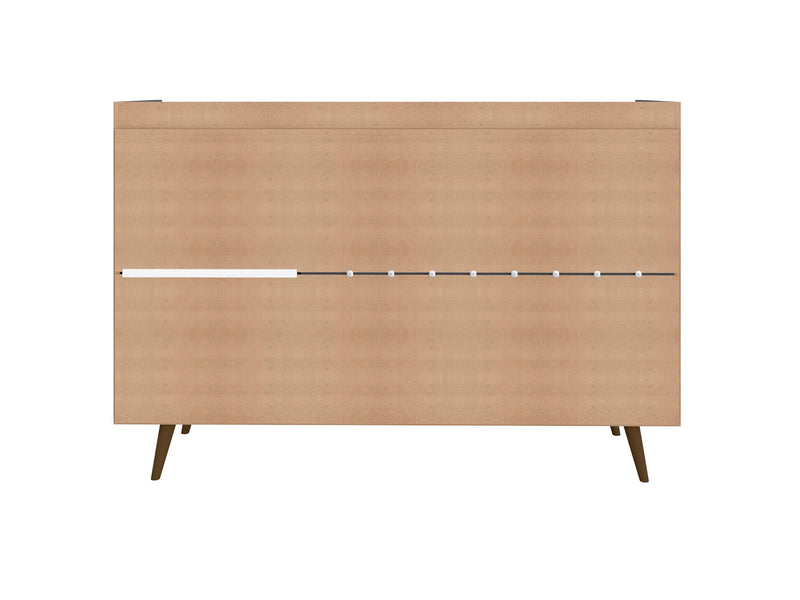 Manhattan Comfort Bradley 53.54” Buffet Stand with 4 Shelves - Black