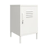 Ameriwood Home Mission District Metal Locker End Table - Soft White