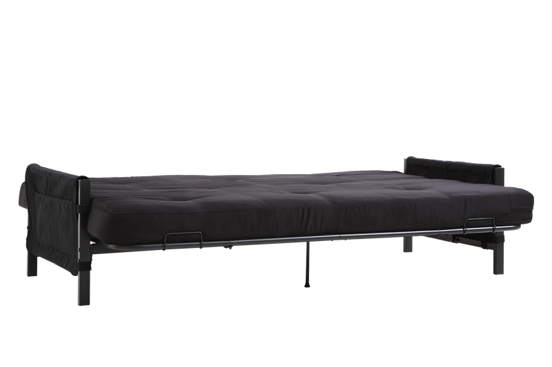 DHP Fairview Storage Futon with 6\" Mattress - Black