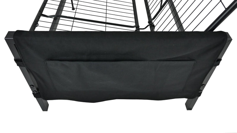 DHP Fairview Storage Futon with 6\" Mattress - Black