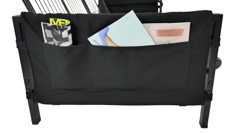 DHP Fairview Storage Futon with 6\" Mattress - Black