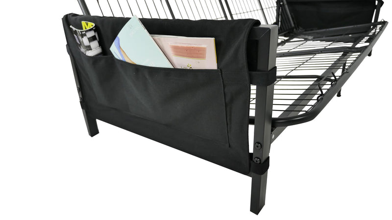 DHP Fairview Storage Futon with 6\" Mattress - Black