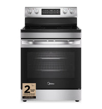 Midea 6.3 Cu. Ft. Freestanding Electric Range with Air Fry – Stainless Steel - MER30A15ASTC 