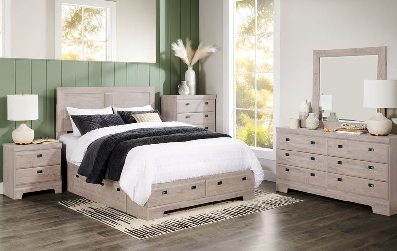 Yorkdale Bedroom 6-Drawer Dresser, 61.4\"W x 32.3\"H, Made in Canada - White
