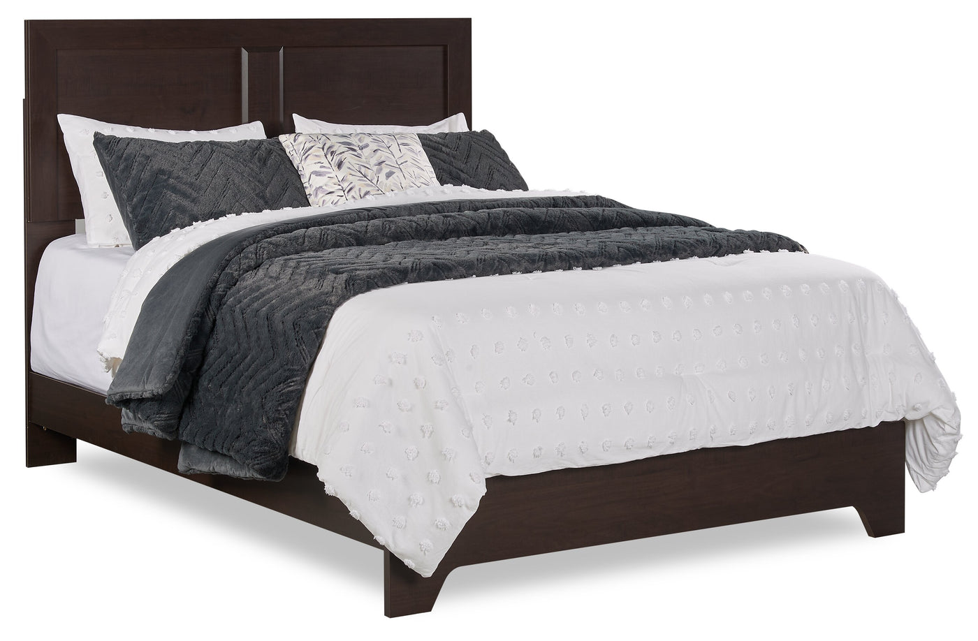 Yorkdale Queen Bed Brown The Brick