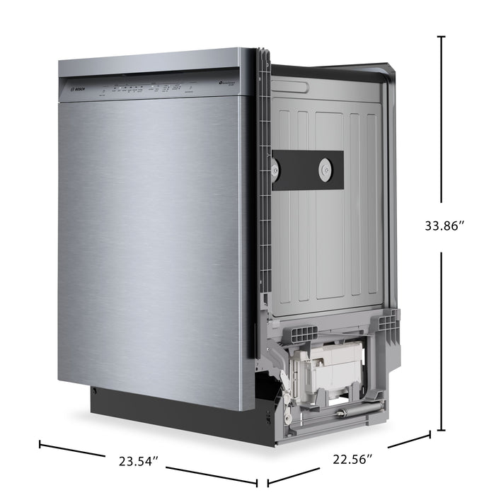 Bosch 24\" Front Control Dishwasher – Fingerprint Resistant Stainless Steel - SHE3ADF5N 