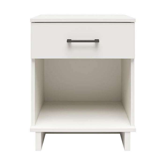 Ameriwood Home Southlander 1-Drawer Nightstand - White