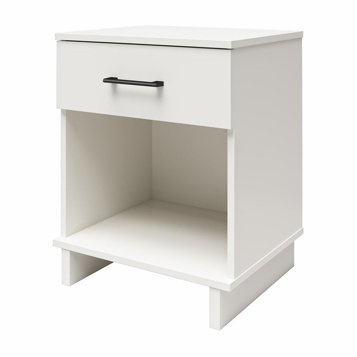 Ameriwood Home Southlander 1-Drawer Nightstand - White