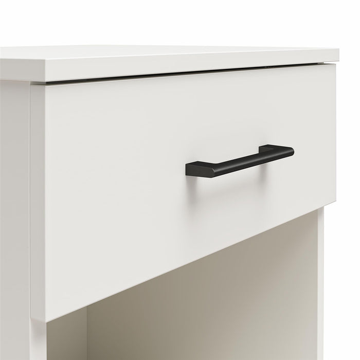 Ameriwood Home Southlander 1-Drawer Nightstand - White