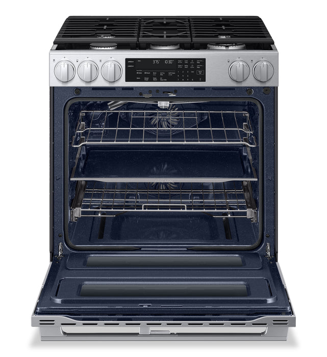 Samsung 6.0 Cu. Ft. Gas Slide-In Flex Duo™ Range with Air Fry Max – Silver - NSG90H60DRAA