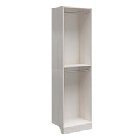 Dorel Home Elba Open Shelf & Hanging Rod Modular Closest Unit - Ivory Oak