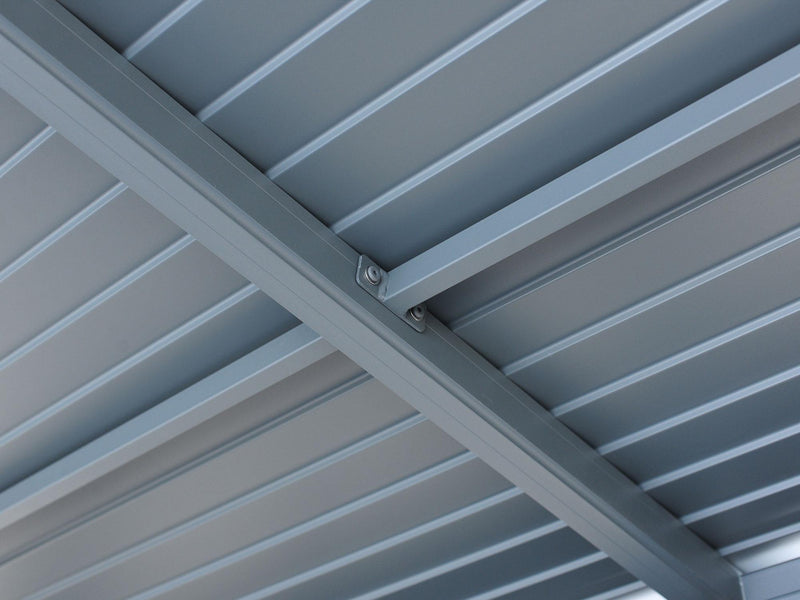 Gazebo Penguin Florence - Wall Mounted Solarium 8x12 Metal Roof