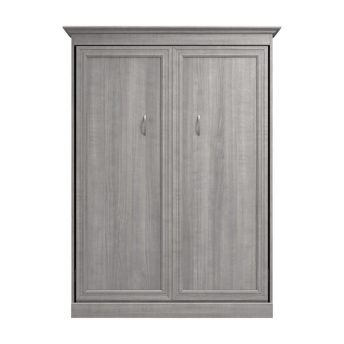 Bestar Versatile 64 W Full Murphy Bed - Platinum Grey