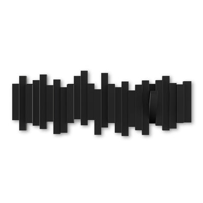 Umbra Modern Sticks Wall-Mounted Coat Rack - Black|Portemanteau mural moderne Sticks de Umbra - noir