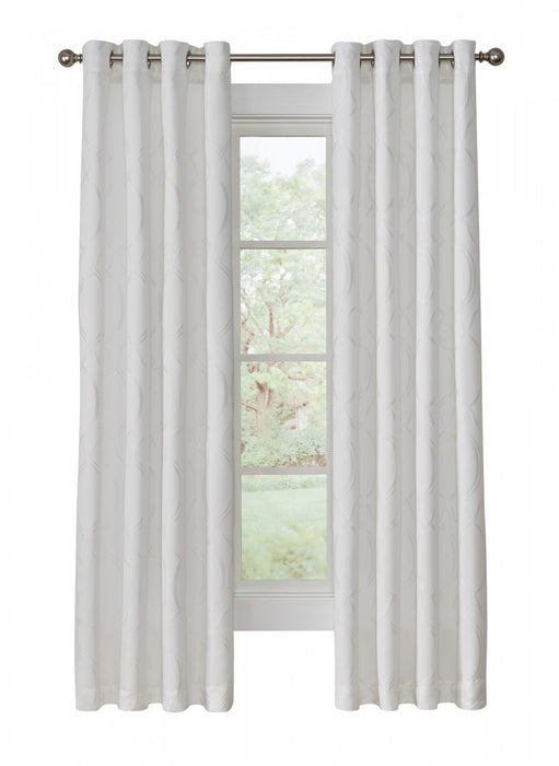 Thermalogic Infinity White Room Darkening Grommet Curtain Panel - 52 x 95