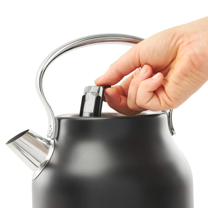 Haden Heritage Kettle - Black Chrome