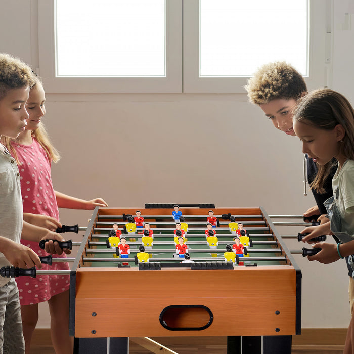 Soozier 48'' Foosball & Wood Foosball Set Heavy Duty