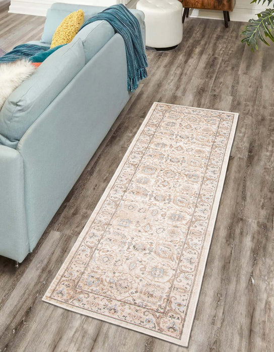 Tuscany Ivory Runner Area Rug - 2'8\" X 8'2\" 