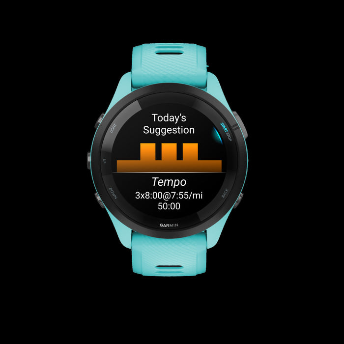 Garmin Forerunner® 265 Gps Smartwatch - Fitness Tracker W/ Multi-band Gps - Aqua