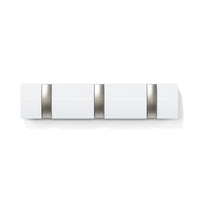 Umbra 3 Flip Wall-Mounted Hooks - White
