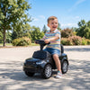 Qaba Ride on Push Car, Licensed Land Rover Sliding Walking Car Foot to Floor with Anti-Tip Device, Under-Seat Storage, Horn, Engine Sounds for Toddlers 18-36 Months, Black