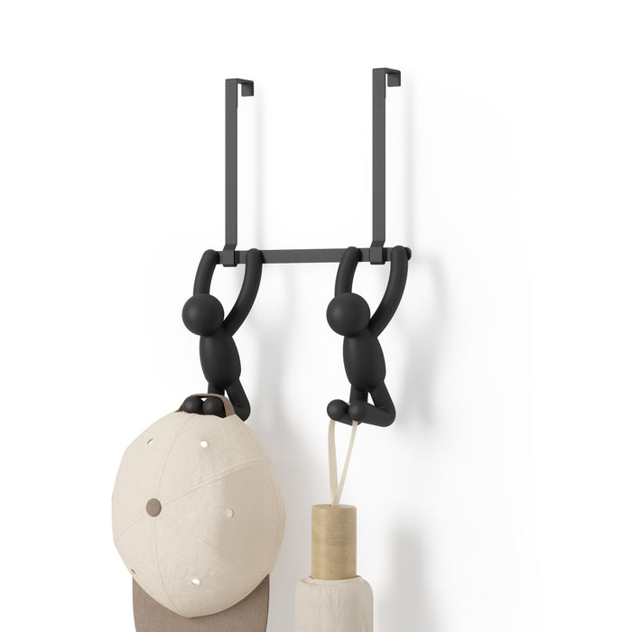 Umbra Buddy Double Over-Door Hooks - Black