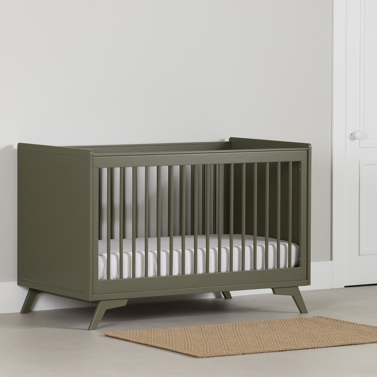 South Shore Milos Baby Crib with Adjustable Height