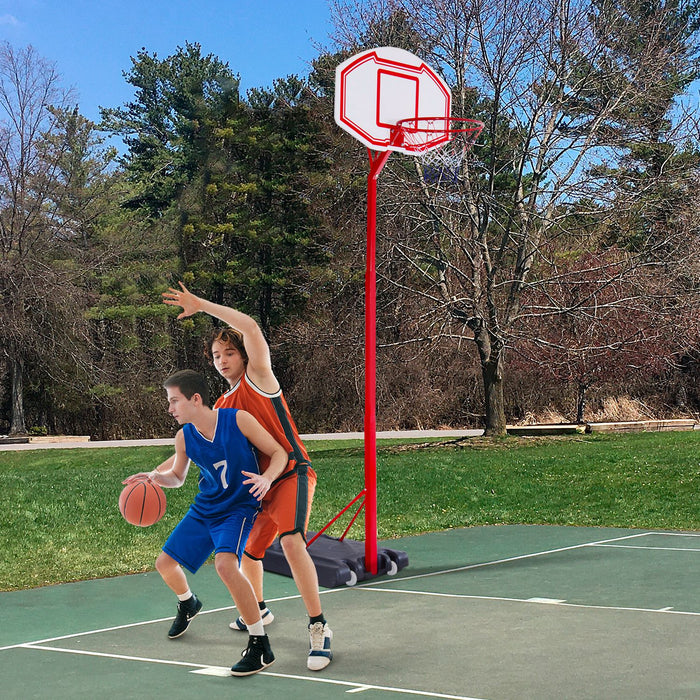 Soozier 6.9-8.5ft Basketball Hoop