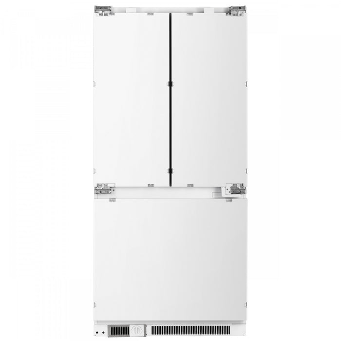 Forno Rivestito 36 Inch Panel Ready French Door Refrigerator, Energy Star Certified - FFRBI1811-36FR