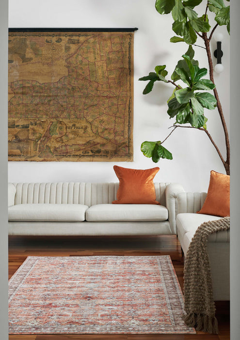 Ruby Traditional 8'0\" x 10'0\" Area Rug in Brown Indoor Area Rug