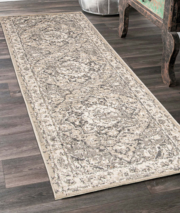 Priya Grey Area Rug - 2'8\" x 8'2\"