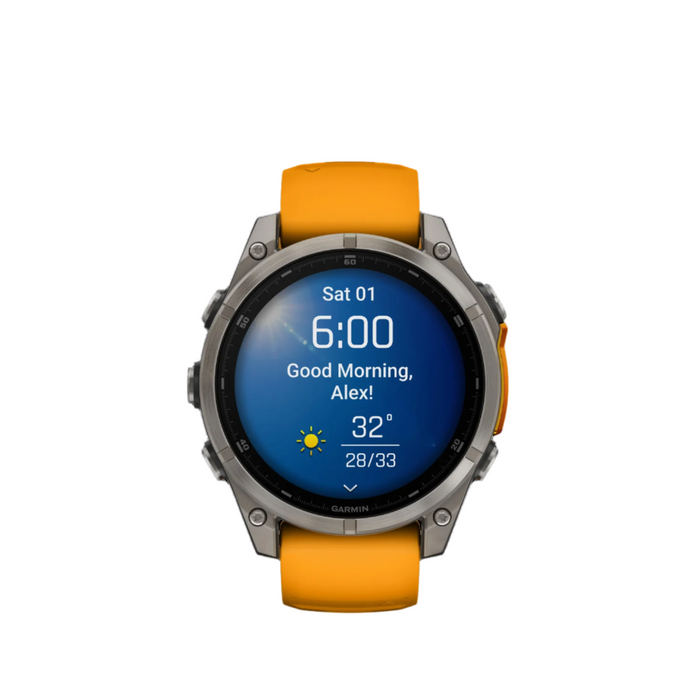 Garmin Fēnix 8 Amoled Sapphire Smartwatch 47mm - Gps, Compass, Gyroscope And Barometric Altimeter 