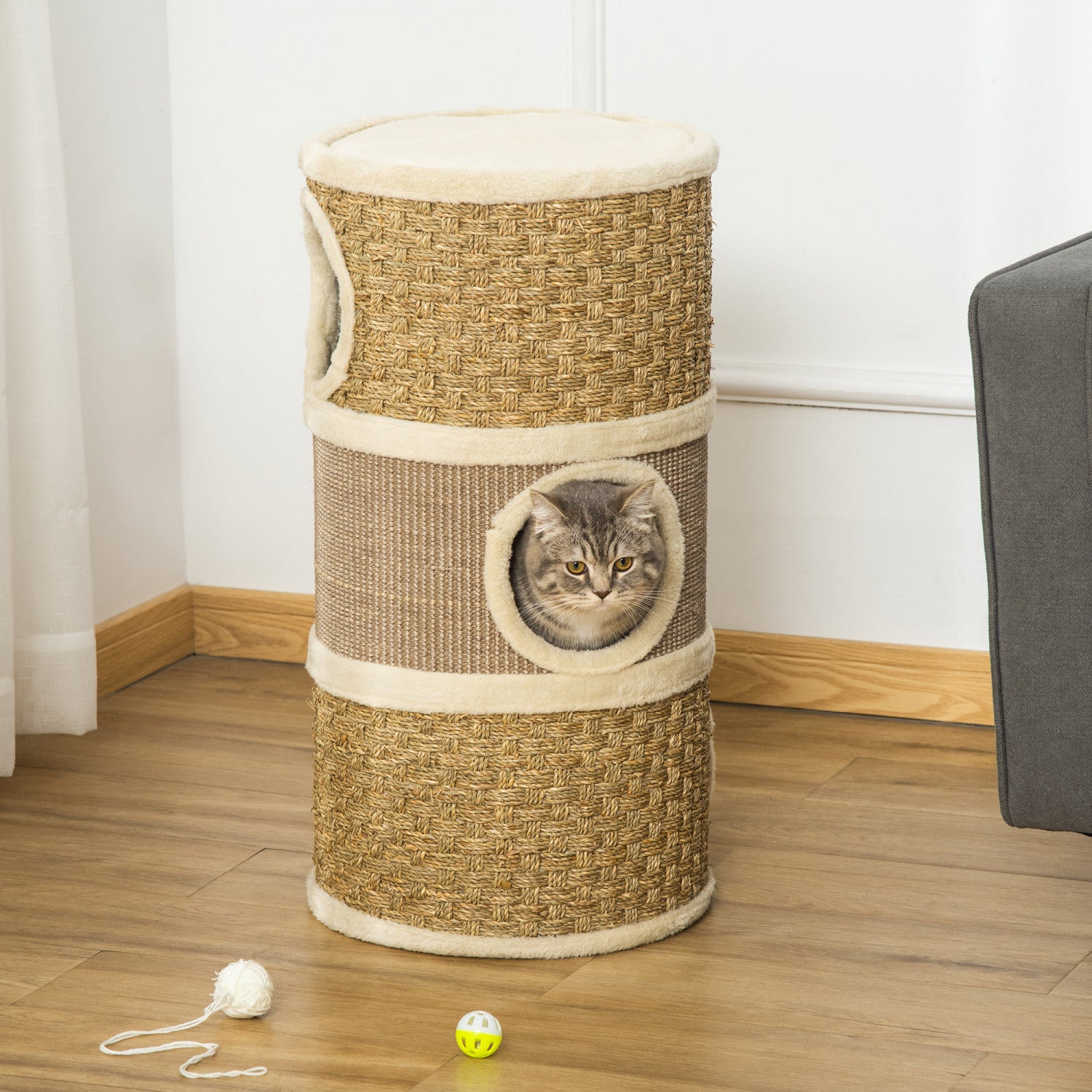 3 story cat tower online