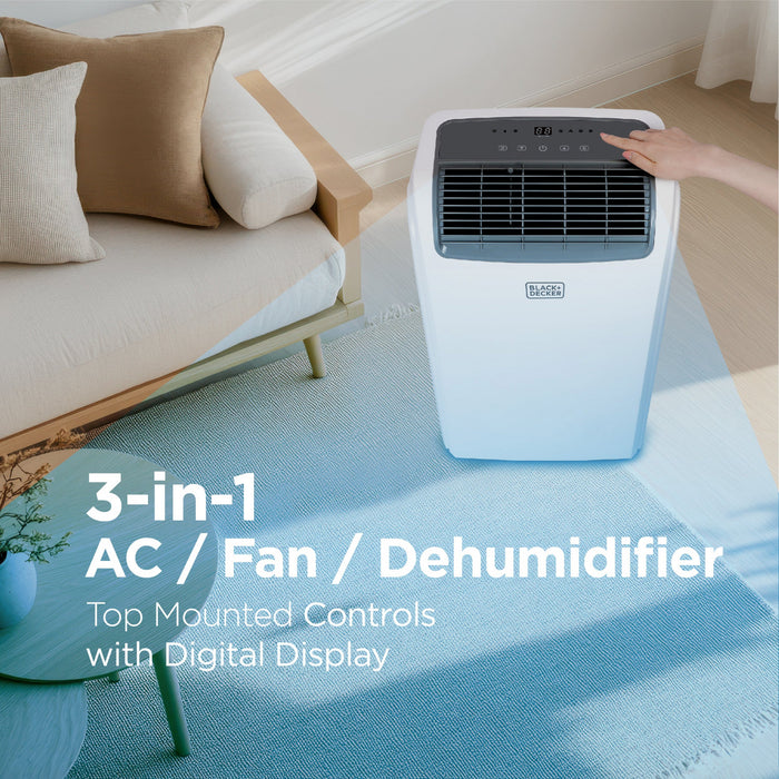 Black+Decker 12,000 BTU Smart Portable Air Conditioner - BPACT12WT