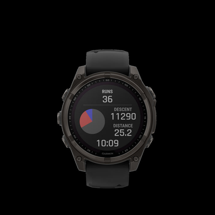 Garmin Fēnix 8 Solar Sapphire Smartwatch 47mm - Gps, Compass, Gyroscope And Barometric Altimeter 
