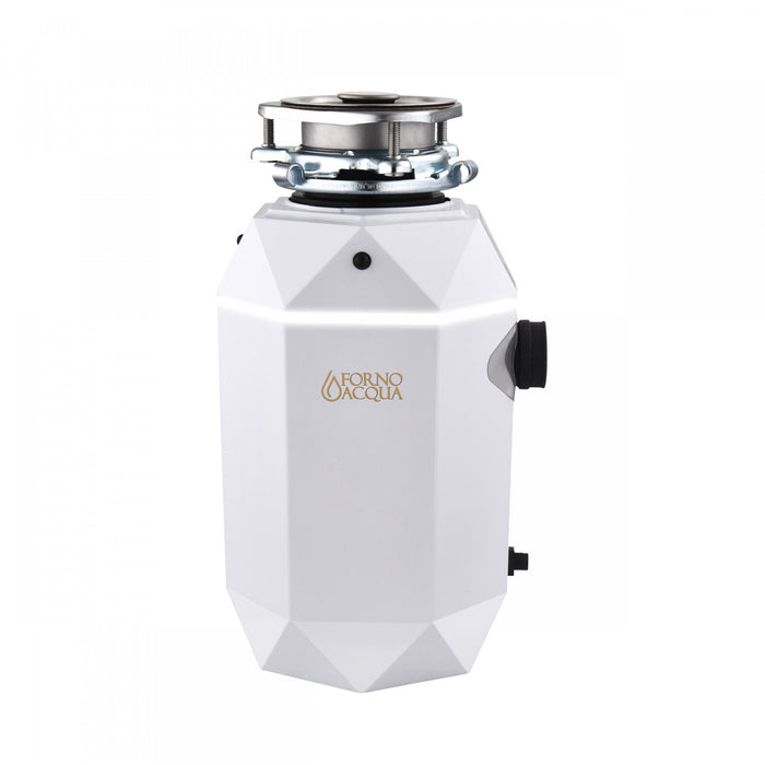 BrightDIAMOND 3/4HP Quietest Waste Disposer, LED Cabinet Light, Corded & Air Switch, MoonStone - WDD075TA2MS Food Disposer