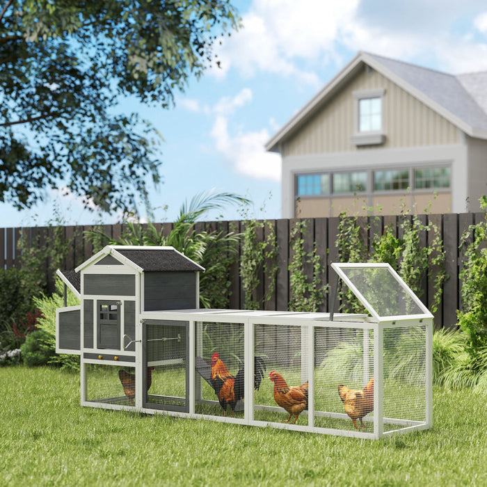 Brick Rabbit Hutch PawHut 117